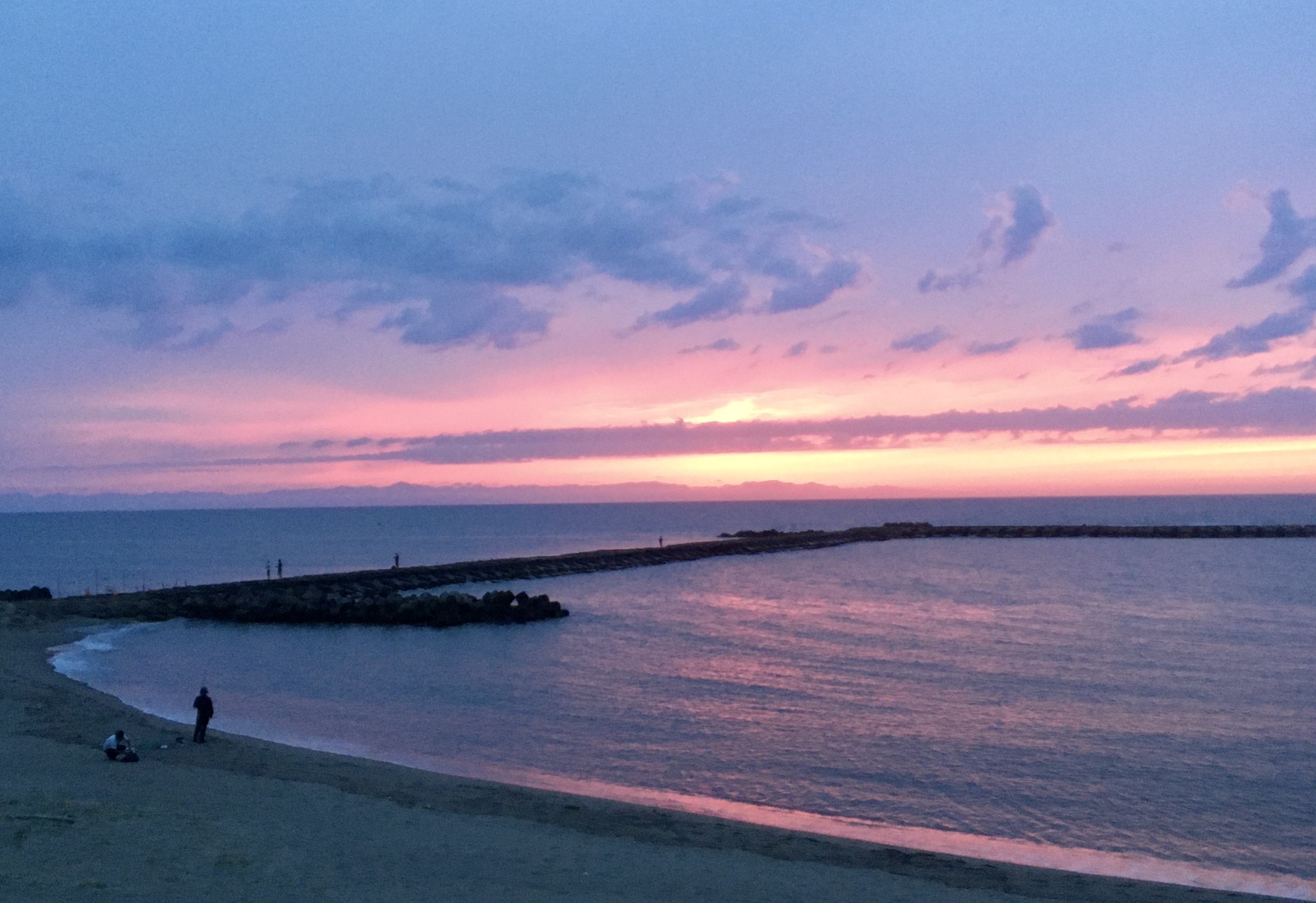 新潟の水辺の風景「海」